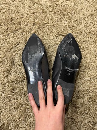 Zapatos Belset Piel Negro con Cadena