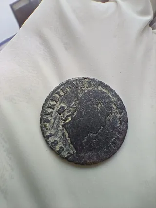 Moneda 4 Maravedís Fernando VII 1827