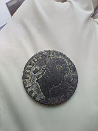 Moneda 4 Maravedís Fernando VII 1827