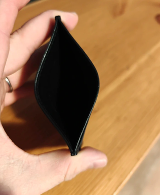 Portafoglio porta carte in vera pelle