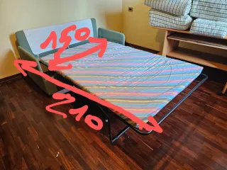 Divano letto tessuto
