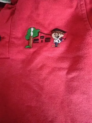 Sudadera Infantil CIE Talla 4 Roja