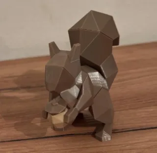 Puzzle Magnético - Esquilo