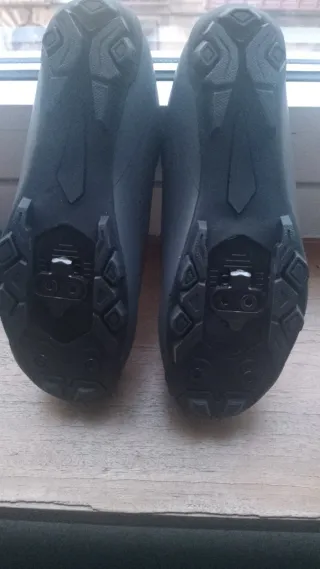 Zapatillas de spinning negras, MTB Ges XC1. Unisex