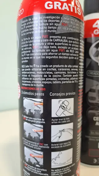 2x Cera Limpiadora FW1 Cleaning Wax