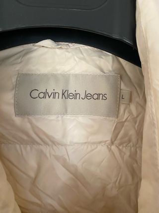 Plumífero Calvin Klein Jeans Beige