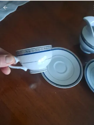 Richard Ginori Set 2 Tazzine + Lattiera