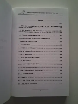 Ordenamiento Jurídico en Seguridad Privada