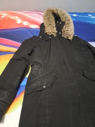 Abrigo Zara Negro Talla XL