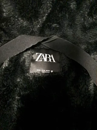 Abrigo Zara Negro Talla XL