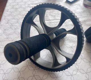 Pack Ejercicio Rueda Abdominal + Mancuernas