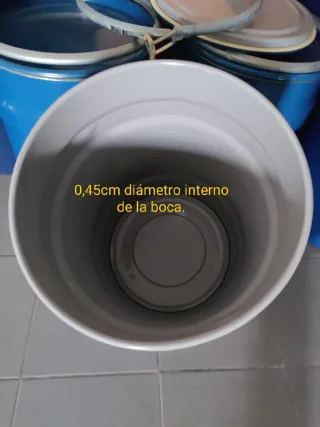 Bidón metálico 100L con tapa hermética