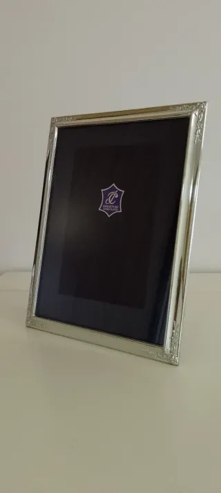 Marco de fotos Isabel Cabanillas baño de plata.