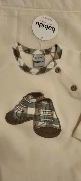 Conjunto bebé Babidu talla 6 meses