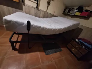 Cama articulada 105cm con colchón