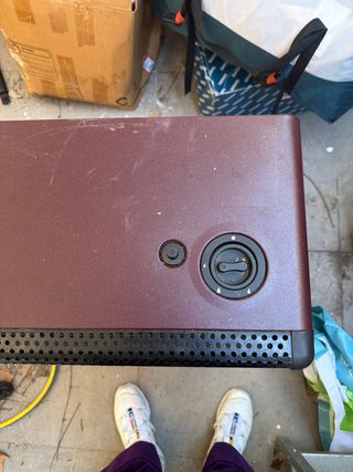 Chimenea de gas butano nueva