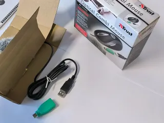 Mouse Ottico Trust Combi MI-2500X USB + PS/2