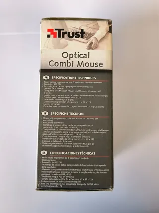 Mouse Ottico Trust Combi MI-2500X USB + PS/2