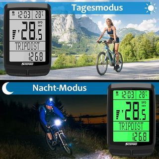 Ciclocomputador Inalámbrico Sospíro 20 Funciones