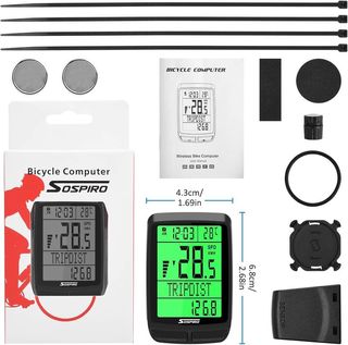 Ciclocomputador Inalámbrico Sospíro 20 Funciones