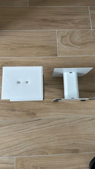 Soportes Altavoces Escritorio Blancos