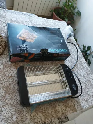 Tostadora Cecotec Turbo EasyToast Basic Negra