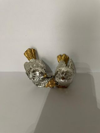 Statua raffigurante colombe in Silver