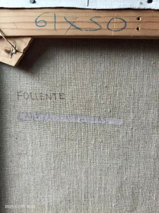 Cuadro original Follente 61x50cm