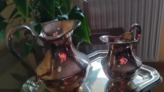 Juego Jarras y Bandeja Alpaca