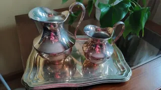 Juego Jarras y Bandeja Alpaca