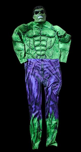 Disfraz Hulk con máscara adulto