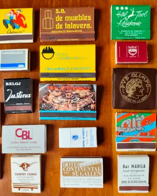 Colección 60 Cajas Cerillas Vintage
