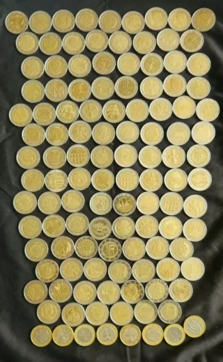 Colección monedas 2€, 1€, 50,20,10,5,2,1 centimos