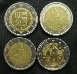 Colección monedas 2€, 1€, 50,20,10,5,2,1 centimos