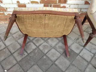 Sillon descalzadora Isabelino Madera Maciza retro