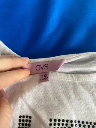 Maglietta bambina con stampa bandiera USA