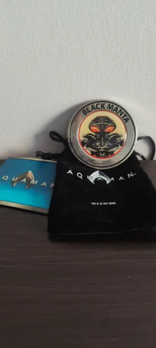 Moneda conmemorativa DC – Aquaman & Black Manta