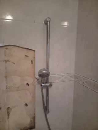 Grifo y barra de ducha para bañera