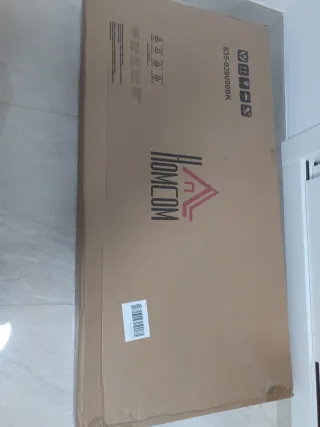 Mesa alta negra nueva (sin estrenar)