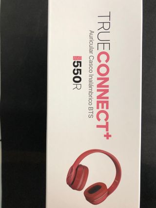 Cascos Inalámbricos ACCETEL 550R BTS Rojos
