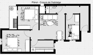 Piso en venta en La Florida en Hospitalet de Llobregat, L´