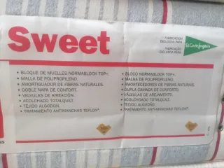 Somier nido Pikolín madera metal. Con 2 colchones.