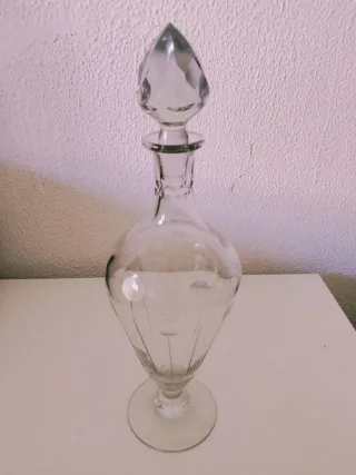 Botella de cristal con tapón