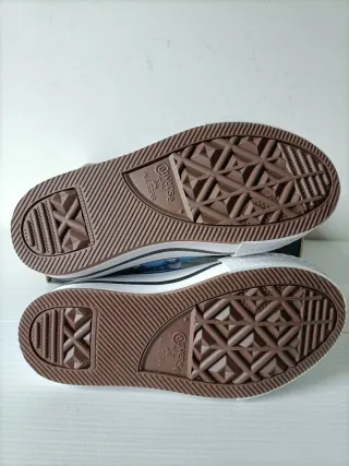 Converse platform azzurre bambina n.27