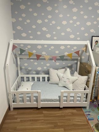 Cama Montessori Blanca