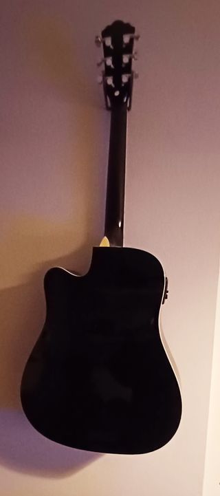Guitarra Electroacústica Washburn Negra