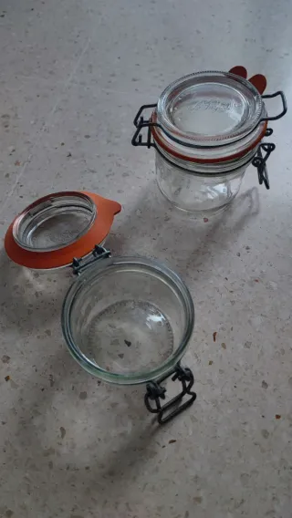 Botes herméticos de cristal