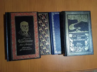 4 libros clásicos sin estrenar tapa dura con dorad