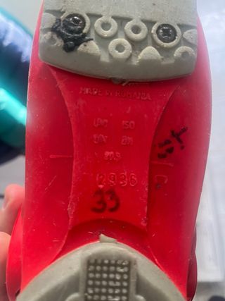 Botas de Ski para Niño Rojas 33