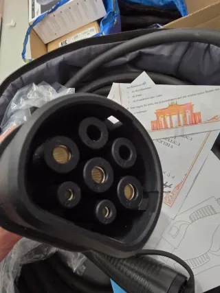 Cable Carga EV BOKMAN Tipo 2 22kW / 32A /.